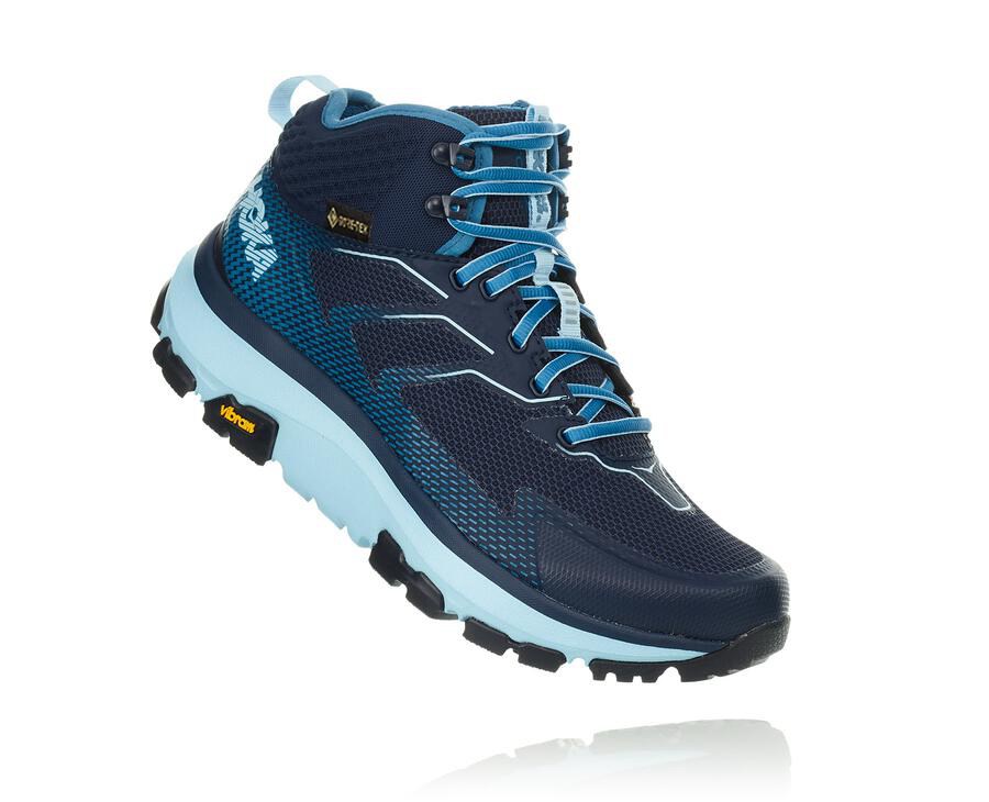 Sapatilhas Hoka One One Feminino Azuis - Toa Gore-Tex - 162-YQFJRB